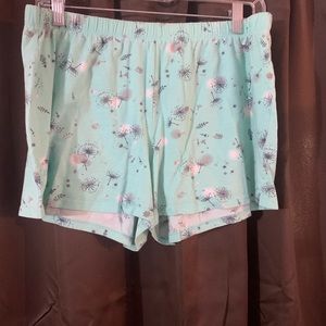 Mint green Sonoma shorts, medium, comfortable, 60% cotton, 40% polyester